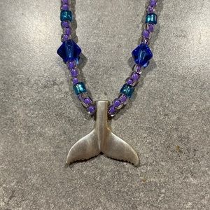 Whale tail necklace